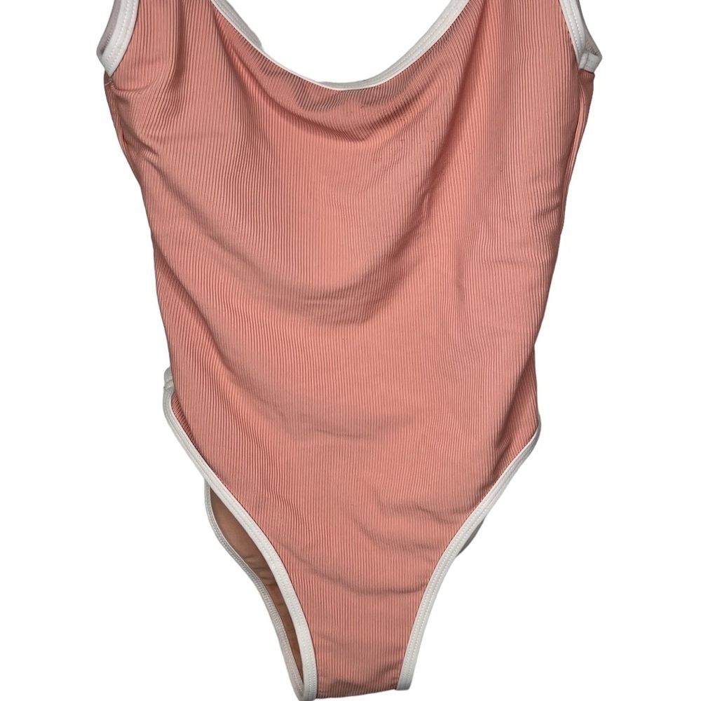 LainSnow Ribbed One Piece Bathing Suit - Picture 6 of 7